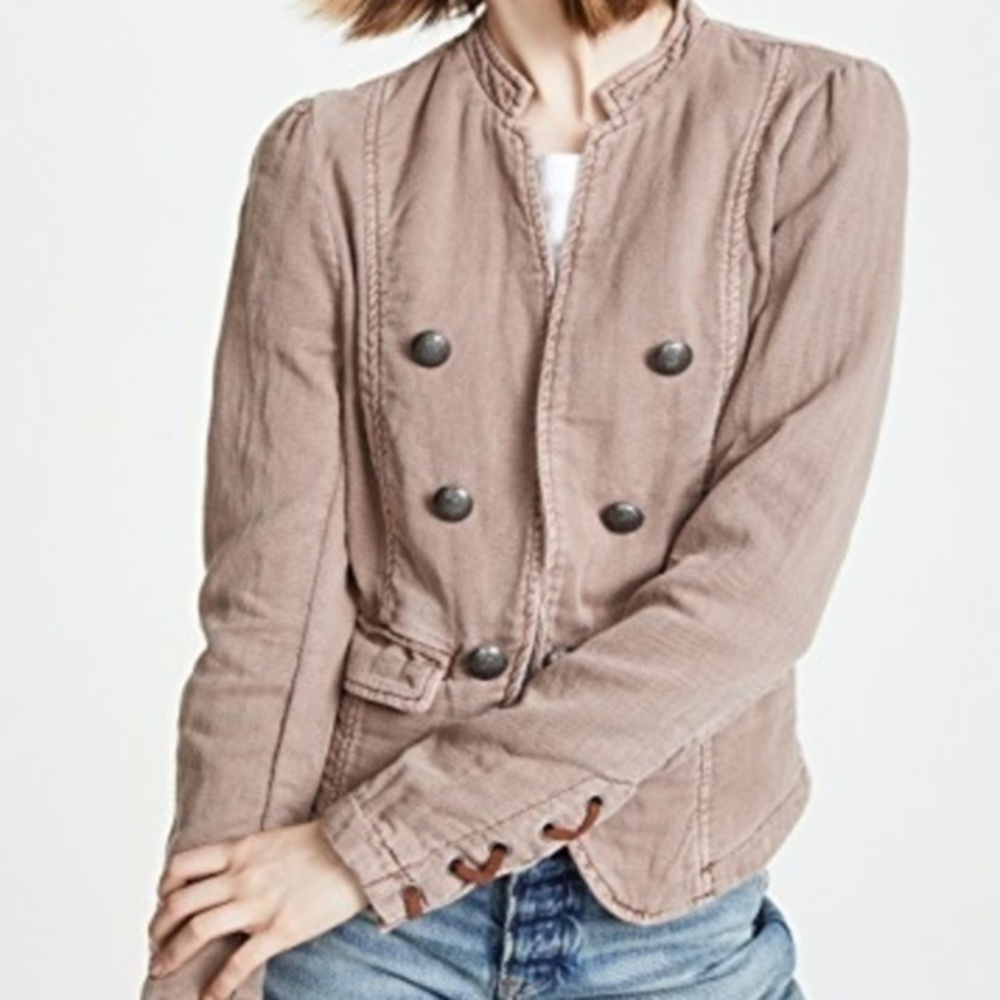 RARE Free People Jagger Military Blazer XS